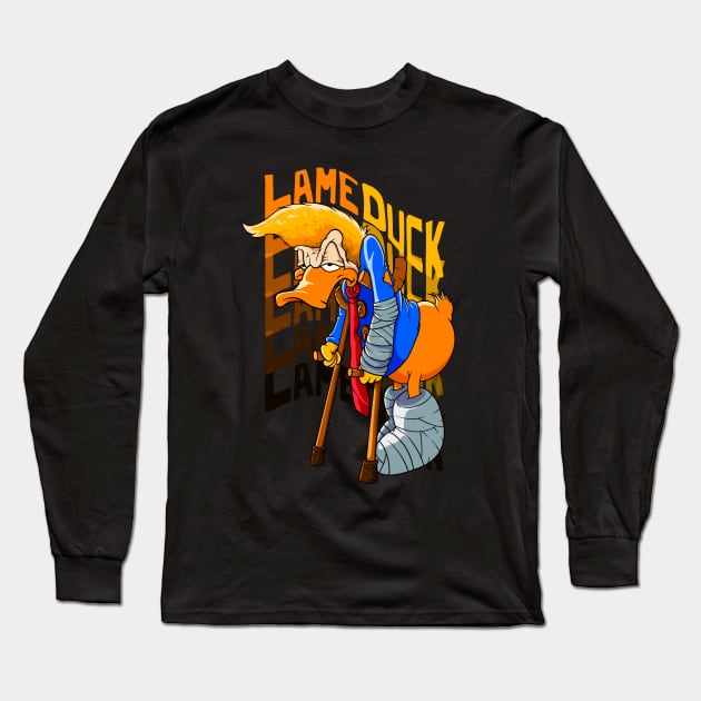 Lame Duck Long Sleeve T-Shirt by santelmoclothing